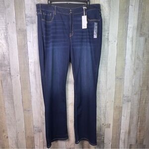 Lane Bryant Size 24L High Rise Essential Wide Leg Stretch Bootcut w/5 Pockets